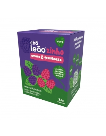 LEAO CHA PREMIUM KIDS FRAMBOESA+AMORA 10 SAQ / 23G