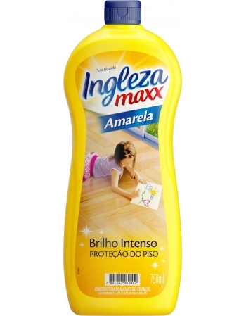 INGLEZA CERA LIQUIDA MAXX AMARELA 750ML