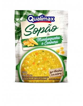 QUALIMAX SOPAO MANDIOQUINHA E CENOURA 160G