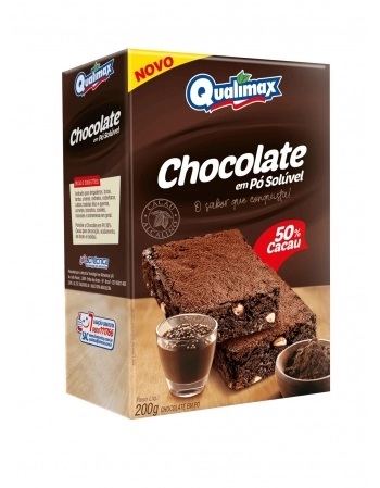 QUALIMAX CHOCOLATE EM PO 50% 200G