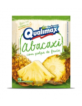 QUALIMAX PO PARA BEBIDA TURMA ABACAXI 15G