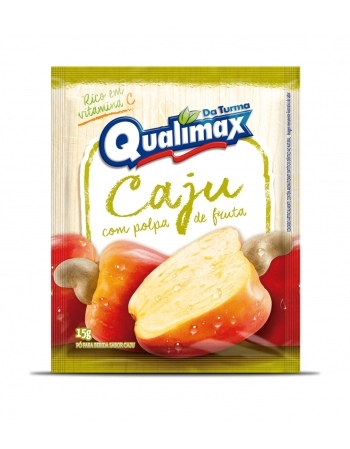 QUALIMAX PO PARA BEBIDA TURMA CAJU 15G
