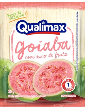 QUALIMAX PO PARA BEBIDA TURMA GOIABA 15G