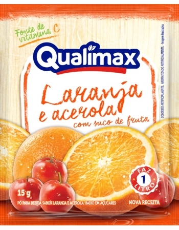QUALIMAX PO PARA BEBIDA TURMA LAR/ACEROLA 15G