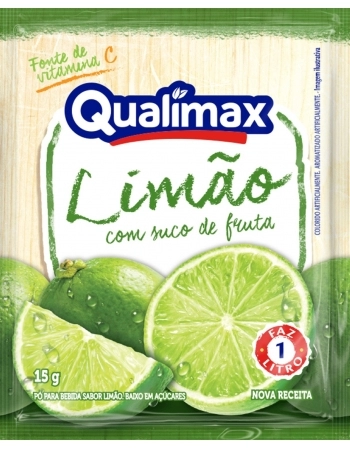 QUALIMAX PO PARA BEBIDA TURMA LIMAO 15G
