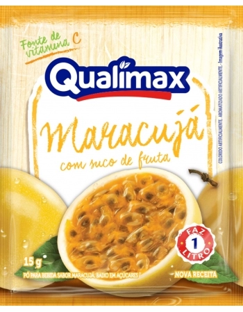 QUALIMAX PO PARA BEBIDA TURMA MARACUJA 15G