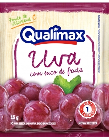 QUALIMAX PO PARA BEBIDA TURMA UVA 15G