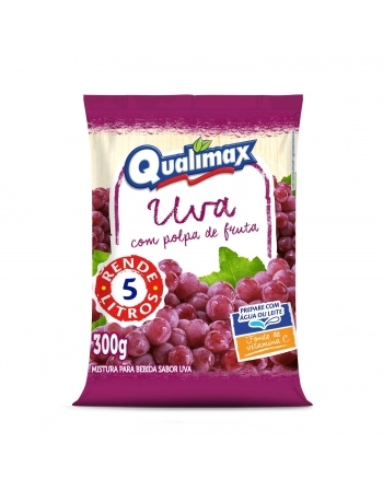 QUALIMAX PO PARA BEBIDA 300G UVA