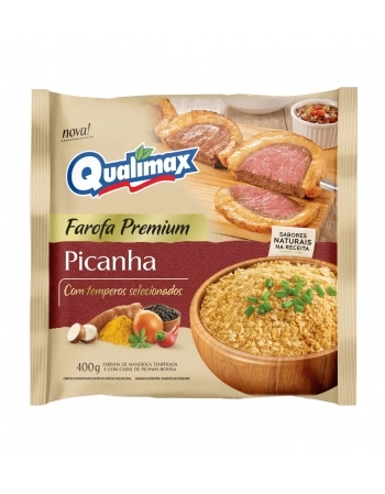 QUALIMAX FAROFA PICANHA 400G