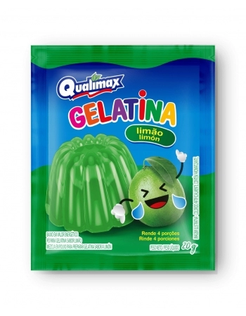 QUALIMAX GELATINA LIMAO 20G