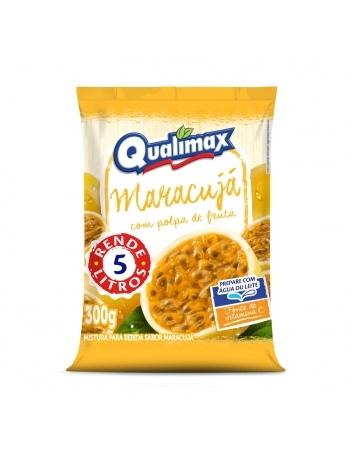 QUALIMAX PO PARA BEBIDA 300G MARACUJA