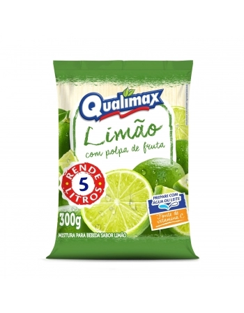 QUALIMAX PO PARA BEBIDA 300G LIMAO
