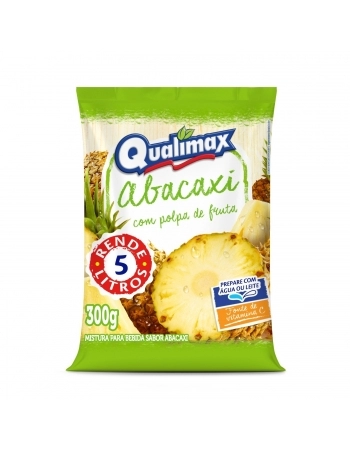 QUALIMAX PO PARA BEBIDA 300G ABACAXI