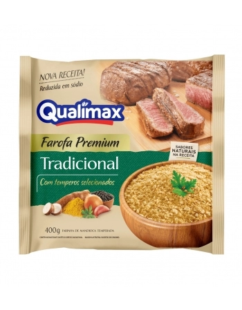 QUALIMAX FAROFA TRADICIONAL 400G