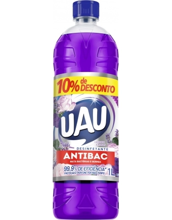 INGLEZA DESINF UAU ANTIBAC LAVANDA E ROSAS 1L-10% GTS - CX/15