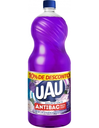 INGLEZA DESINF UAU ANTIBAC LAVANDA E ROSAS 2L-10% GTS - CX/8