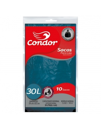 CONDOR LIMP SACO LIXO ALMOFADA 30L / 1465