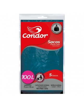 CONDOR LIMP SACO LIXO ALMOFADA 100L / 1467