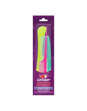 CONDOR BEL KIT PENTE C/ GLITTER 3 UNID / SM 110