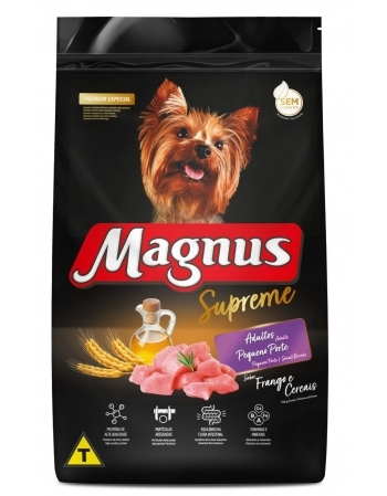 .MAGNUS SUPREME CAES ADULTO PEQ PORTE FRANGO/CEREAIS 2,5KG