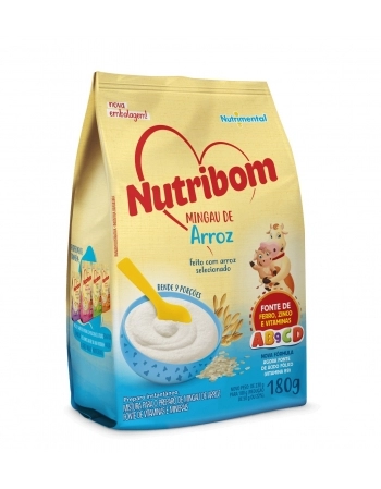 NUTRY MINGAU NUTRIBOM ARROZ 180G