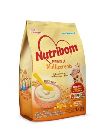 NUTRY MINGAU NUTRIBOM MULTICEREAIS 180G