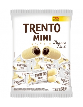 PECCIN WAFER TRENTO MINI BRANCO 50X16G