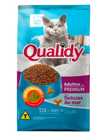 .QUALIDY GATOS ADULTO DELICIAS DO MAR 500G
