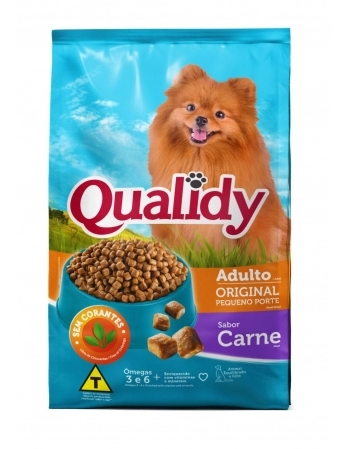 .QUALIDY CAES ADULTO PEQ PORTE CARNE CEREAIS 10,1KG