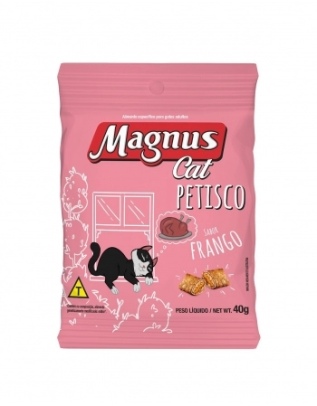 .MAGNUS CAT PETISCO FRANGO 40G