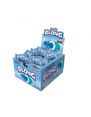 PECCIN CHICLE BLONG MENTA AZUL DP/40UN