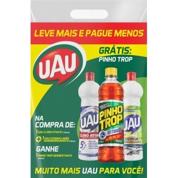 INGLEZA KIT 1 CLORO + 1 DESENGOR / GRATIS PINHO 500ML