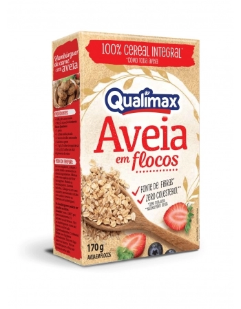 QUALIMAX AVEIA FLOCOS 170G