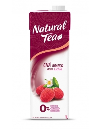 EBBA NATURAL TEA CHA 1000ML BRANCO / LICHIA