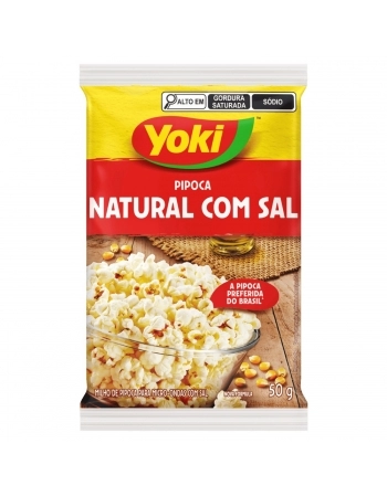 G MILLS YOKI PIPOCA MICRO 50G NATURAL COM SAL