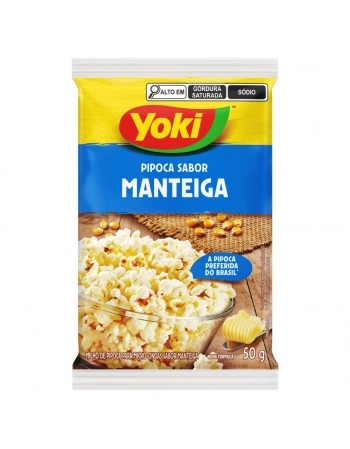 G MILLS YOKI PIPOCA MICRO 50G MANTEIGA
