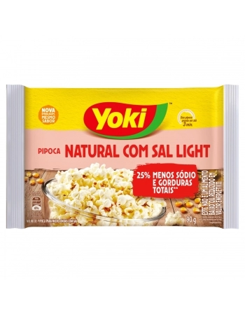 G MILLS YOKI PIPOCA MICRO 90G NATURAL COM SAL LIGHT