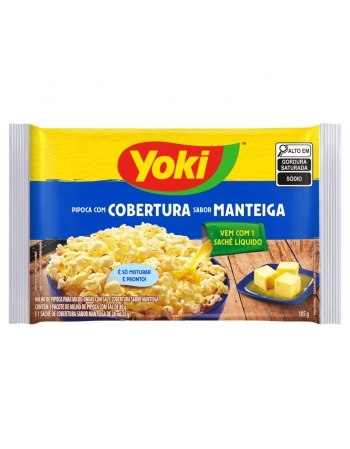 G MILLS YOKI PIPOCA MICRO COBERT MANTEIGA 105G
