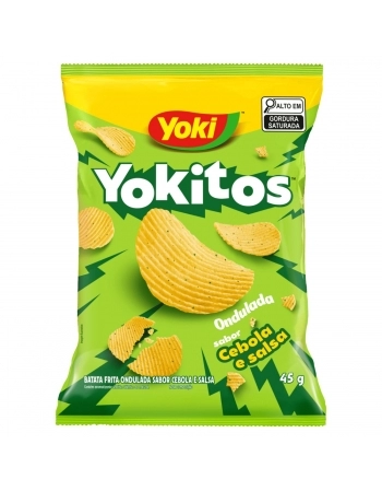G MILLS YOKITOS BATATA ONDULADA 45G CEBOLA/SALSA