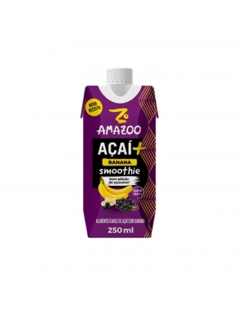 EBBA AMAZOO 250ML SMOOTHIE ACAI + BANANA ZERO