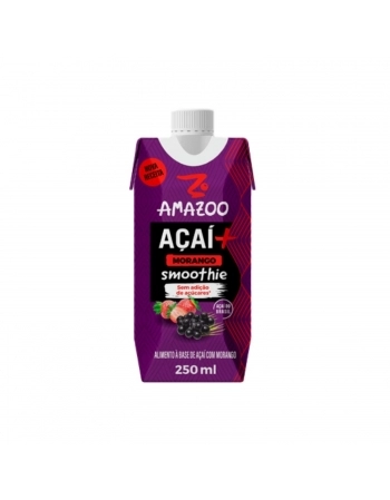 EBBA AMAZOO 250ML SMOOTHIE ACAI + MORANGO ZERO