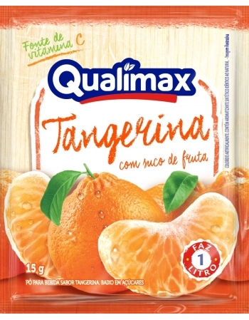 QUALIMAX PO PARA BEBIDA TURMA TANGERINA 15G