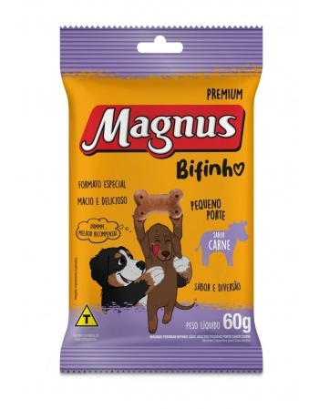 .MAGNUS CAES BIFINHO 60G PEQ PORTE CARNE