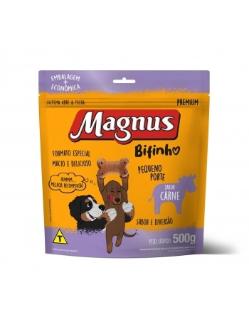 .MAGNUS CAES BIFINHO 500G PEQ PORTE CARNE