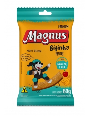 .MAGNUS CAES BIFINHO 60G MACA/BANANA/AVEIA